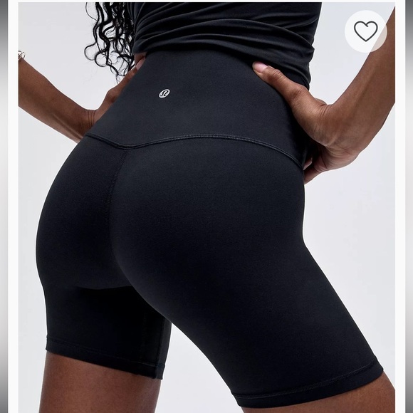 Lululemon Align High-Rise Short 6" Black Sz 4 19 - Picture 4 of 8